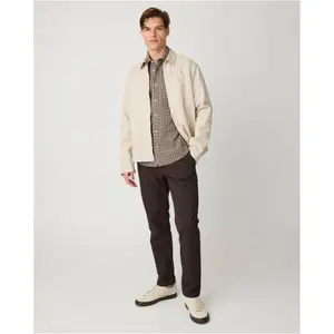 Long-sleeved plaid shirt KnowledgeCotton Apparel Dune image-3