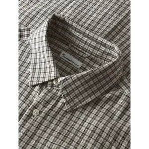 Long-sleeved plaid shirt KnowledgeCotton Apparel Dune image-6
