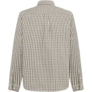 Long-sleeved plaid shirt KnowledgeCotton Apparel Dune image-3