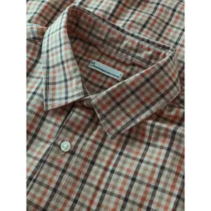 Long Sleeve Checked Shirt Cotton KnowledgeCotton Apparel Dune image-5