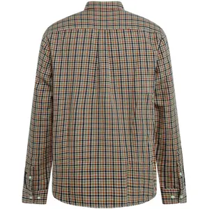 Long Sleeve Checked Shirt Cotton KnowledgeCotton Apparel Dune image-4