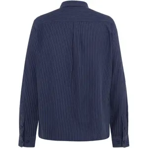 Organic Cotton Long Sleeve Shirt KnowledgeCotton Apparel Dune Stripe image-1