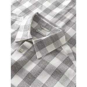 Long sleeve flannel shirt KnowledgeCotton Apparel Loose GOTS/Vegan image-4