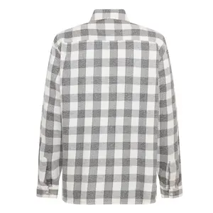 Long sleeve flannel shirt KnowledgeCotton Apparel Loose GOTS/Vegan image-2