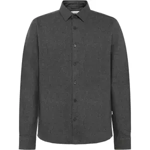 Πουκάμισο με μακριά μανίκια από φανέλα KnowledgeCotton Apparel Dune