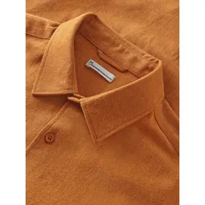 Πουκάμισο με μακριά μανίκια από φανέλα KnowledgeCotton Apparel Dune image-2
