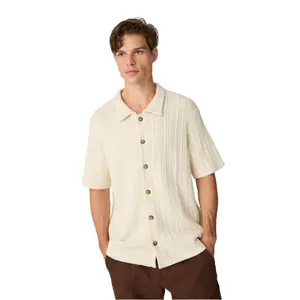 Casual Knit Shirt KnowledgeCotton Apparel image-0