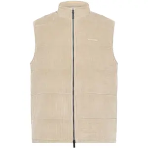 Velvet Sleeveless Jacket KnowledgeCotton Apparel image-0
