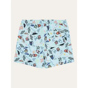 Badehose KnowledgeCotton Apparel Stretch AOP - GRS/Vegan image-1