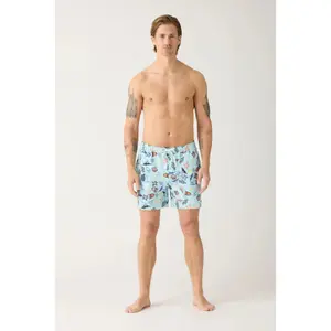 Badehose KnowledgeCotton Apparel Stretch AOP - GRS/Vegan image-2