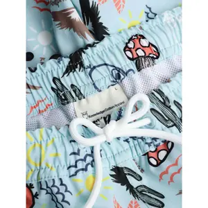 Badehose KnowledgeCotton Apparel Stretch AOP - GRS/Vegan image-3