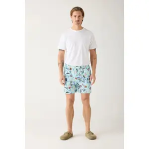 Badehose KnowledgeCotton Apparel Stretch AOP - GRS/Vegan image-4