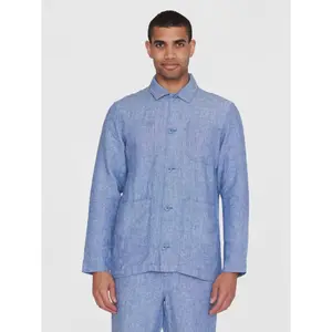 Surchemise manches longues en lin KnowledgeCotton Apparel image-1