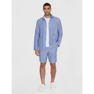 Surchemise manches longues en lin KnowledgeCotton Apparel image-2