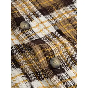 Soft Organic Cotton Check Shirt KnowledgeCotton Apparel GOTS/Vegan image-3