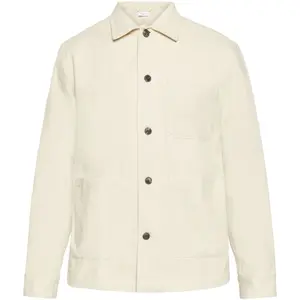 Satin Overshirt KnowledgeCotton Apparel Gots Vegan image-0