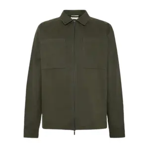 Long sleeve zip-up overshirt KnowledgeCotton Apparel image-0