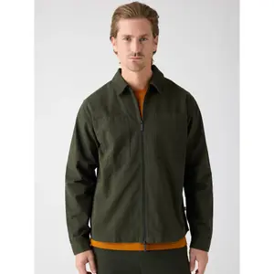 Long sleeve zip-up overshirt KnowledgeCotton Apparel image-1