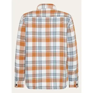 Quilted long sleeve overshirt KnowledgeCotton Apparel OCS image-2