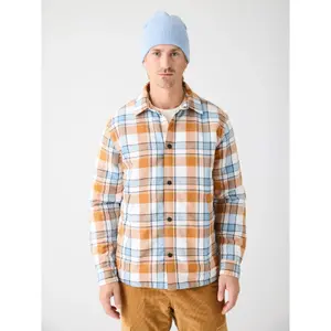 Quilted long sleeve overshirt KnowledgeCotton Apparel OCS image-1