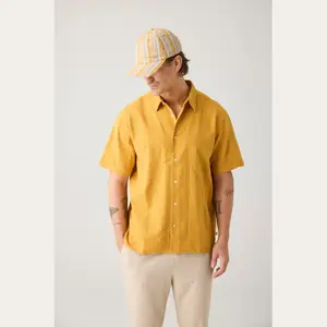 Seersucker Baseball Cap KnowledgeCotton Apparel image-2