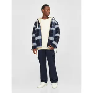 Reversible Zip-Up Hooded Jacket KnowledgeCotton Apparel image-6