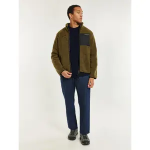 Zipped fleece KnowledgeCotton Apparel GRS Vegan image-1