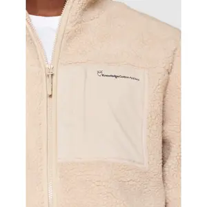 Zipped fleece KnowledgeCotton Apparel GRS Vegan image-4