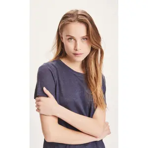 Γυναικείο T-shirt KnowledgeCotton Apparel Linen image-4