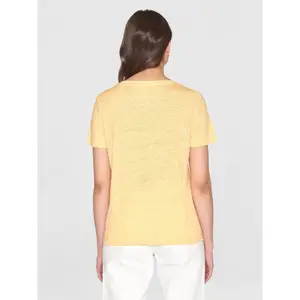 Women's T-shirt KnowledgeCotton Apparel Linen image-2