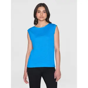 Linen women's tank top KnowledgeCotton Apparel image-1