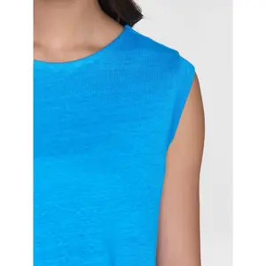 Linen women's tank top KnowledgeCotton Apparel image-4