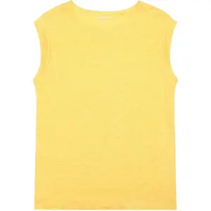 Γυναικείο αμάνικο μπλουζάκι από λινό KnowledgeCotton Apparel image-0