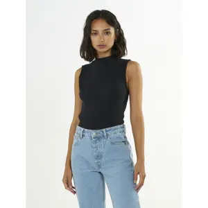 Women's high neck tank top KnowledgeCotton Apparel image-1