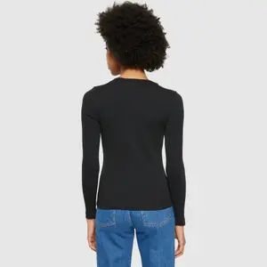 Women's long sleeve ribbed T-shirt KnowledgeCotton Apparel image-2