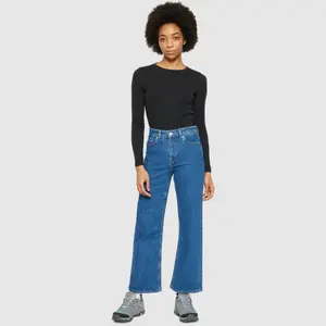 Women's long sleeve ribbed T-shirt KnowledgeCotton Apparel image-3