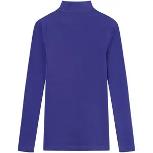 Women's long-sleeved stand-up collar T-shirt KnowledgeCotton Apparel Gots Vegan image-1