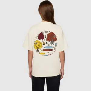 Γυναικείο εκτυπωμένο T-shirt KnowledgeCotton Apparel Gots Vegan image-3
