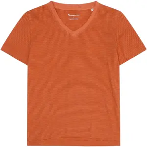 Γυναικείο μπλουζάκι με V λαιμόκοψη KnowledgeCotton Apparel Gots/Vegan image-0