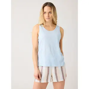 Γυναικείο αμάνικο μπλουζάκι KnowledgeCotton Apparel Linen image-1