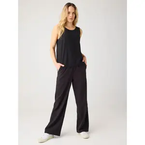 Γυναικείο αμάνικο μπλουζάκι KnowledgeCotton Apparel Linen-mix image-1