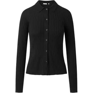 Women's Polo Neck Cardigan KnowledgeCotton Apparel Tencel™ image-0