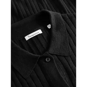 Women's Polo Neck Cardigan KnowledgeCotton Apparel Tencel™ image-2