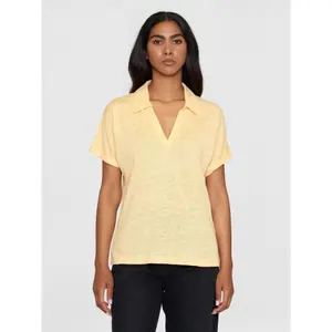 Women's polo shirt KnowledgeCotton Apparel Linen image-1