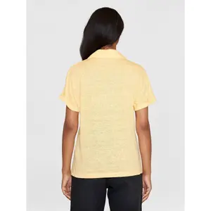 Women's polo shirt KnowledgeCotton Apparel Linen image-3