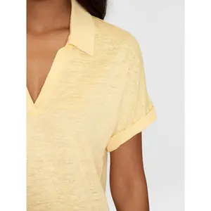 Women's polo shirt KnowledgeCotton Apparel Linen image-4