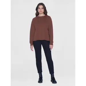 Sweatshirt woman KnowledgeCotton Apparel Raglan Loose image-3