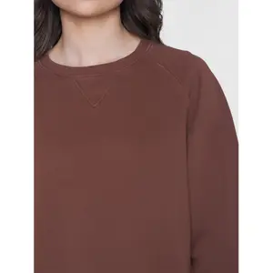 Sweatshirt woman KnowledgeCotton Apparel Raglan Loose image-4