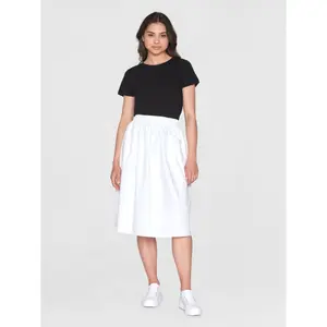 Mid-length skirt for women KnowledgeCotton Apparel Poplin image-2