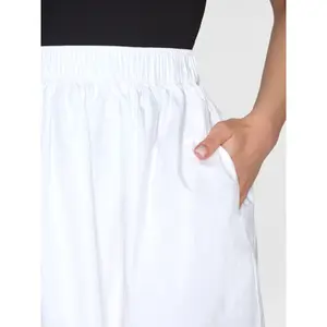 Mid-length skirt for women KnowledgeCotton Apparel Poplin image-4